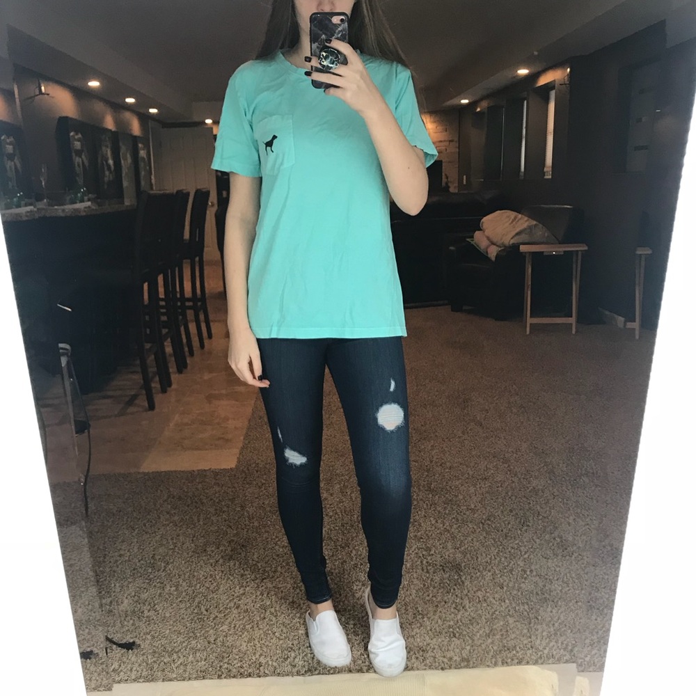 Teal Pink Tee